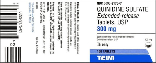 QUINIDINE SULF TB 200MG 30