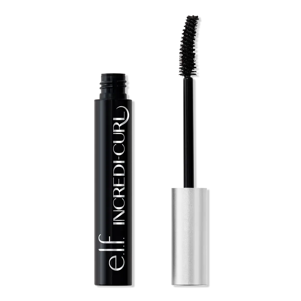 e.l.f. Incredi-Curl Curling & Volumizing Mascara - Pitch Black, 0.32 oz
