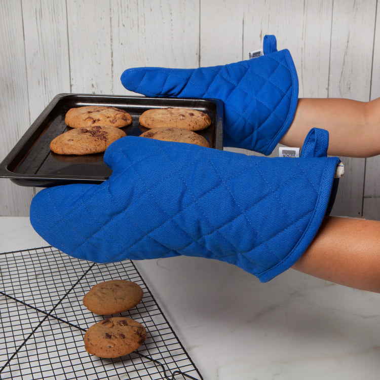 OVEN MITT- INK BLUE