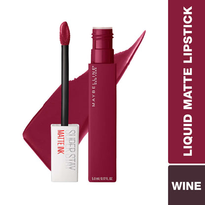 MAYBELLINE New York Super Stay Matte Ink Liquid Lipstick, 115 Founder, 0.17 oz