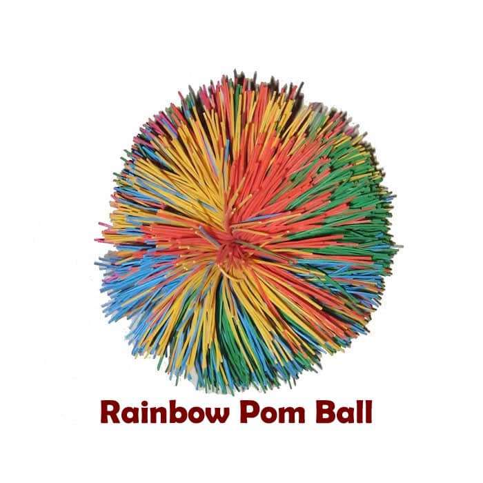 RAINBOW POM BALL