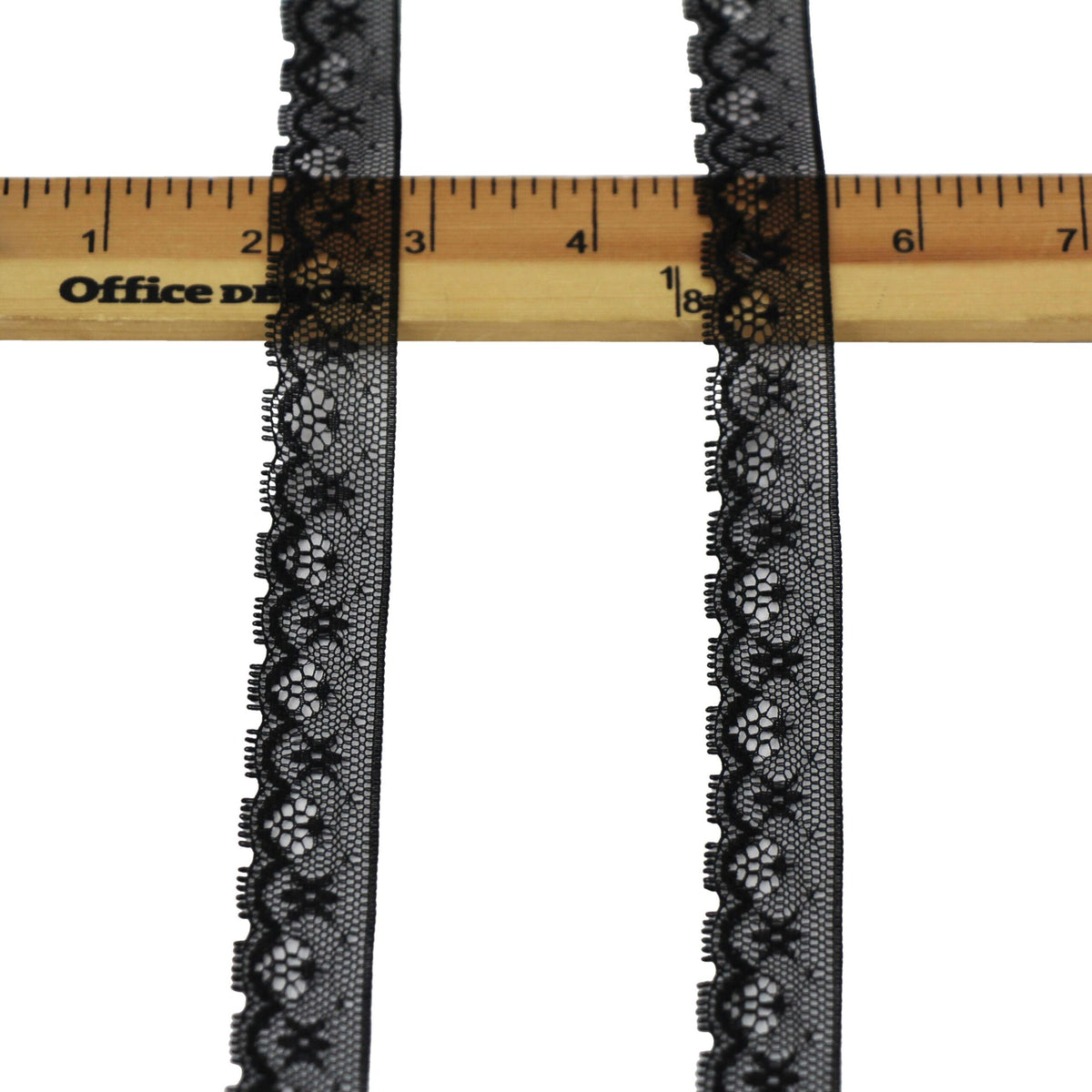 LINER LACE TRIM BLACK
