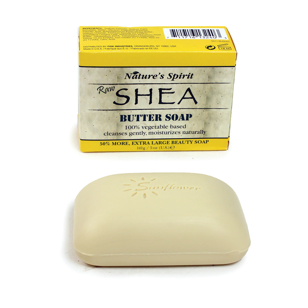 S/M RAW SHEA BUTTER BAR SOAP 8Z