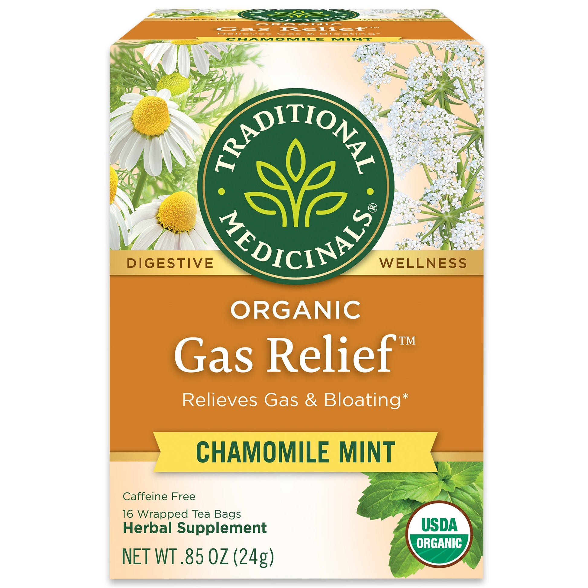 TRADITIONAL MEDICINALS TEA,OG2,GAS RELIEF