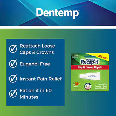DENTEMP RECAP-IT LOOSE CAP REPAIR 1 GM