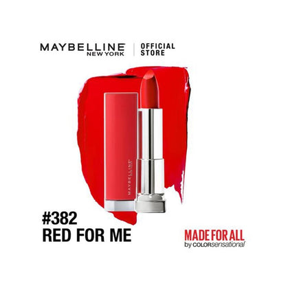 MAYBELLINE New York Color Sensational Made For All Lipstick, 385 Ruby For Me, 0.15 oz