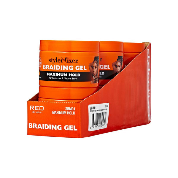 KISS BRAID GEL MAXIMUM HOLD  6Z