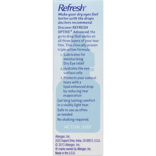 REFRESH OPTIVE ADVANCED DRP 10ML