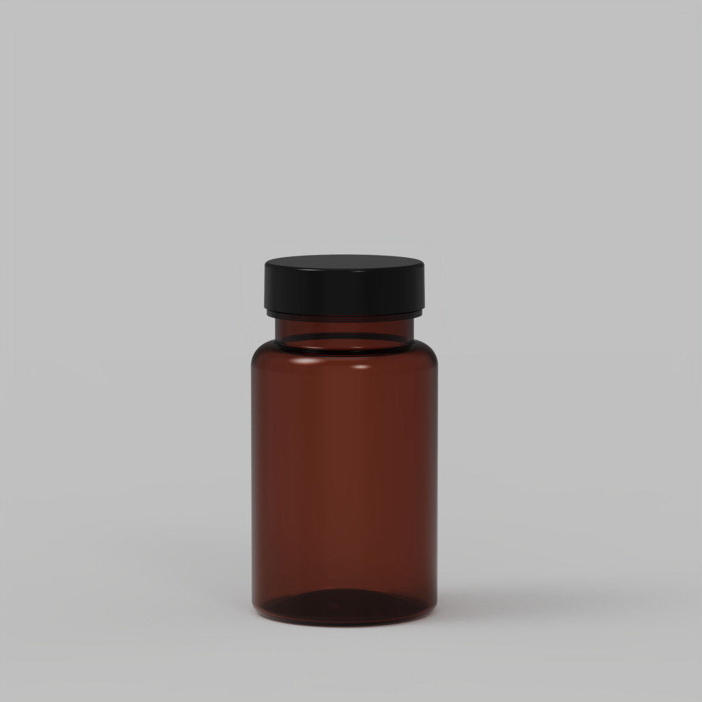 BOTTLE AMBER W/CVTB CLSR KT 140