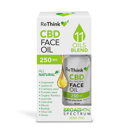 RETHINK CBD FACE OIL NATRL 15ML