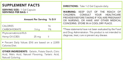 RETHINK CBD GEL CAPS 4CT   DL20