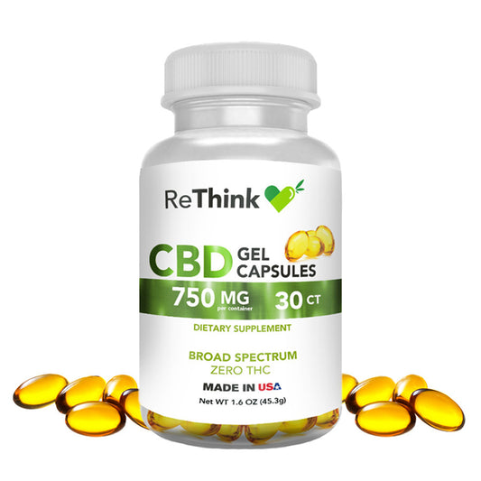 RETHINK CBD GEL CAPS 4CT   DL20