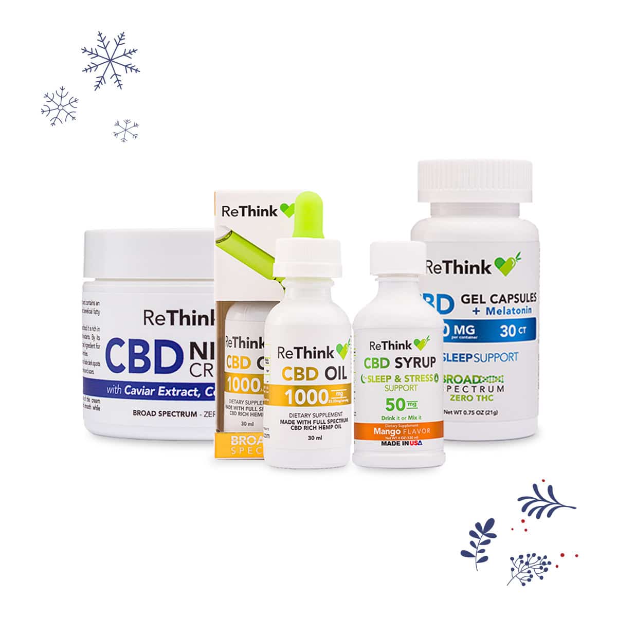 RETHINK CBD SHOT STRW/WTRM DL12