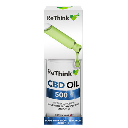 RETHINK CBD TINCTURE OIL  500MG