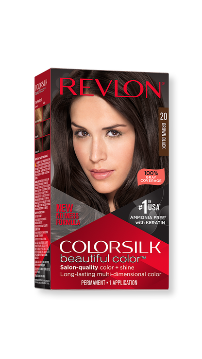 Revlon Colorsilk #20 Brown Black