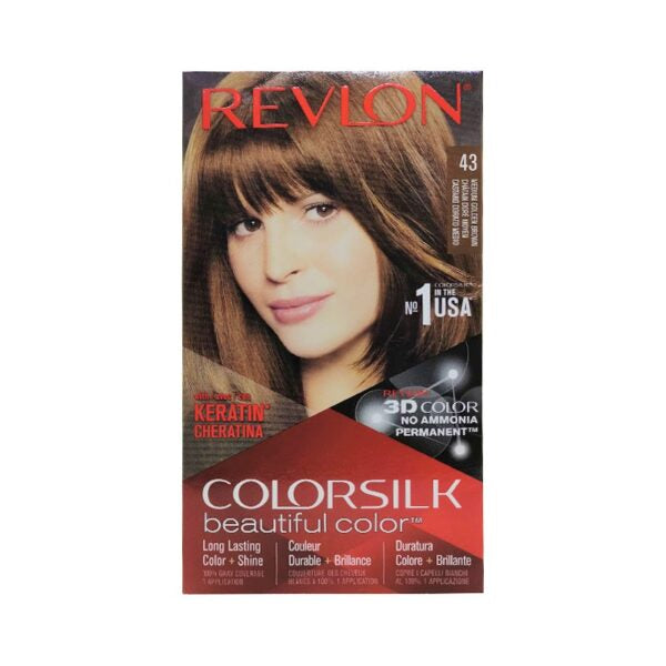 Revlon Colorsilk #43 Medium Golden Brown