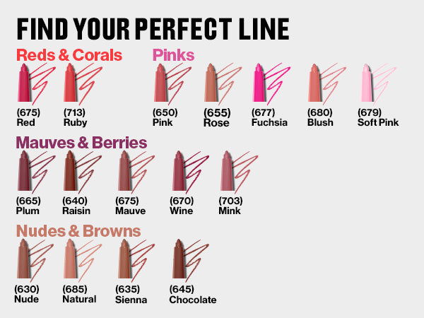 REVLON ColorStay Longwear Lip Liner - 650 Pink