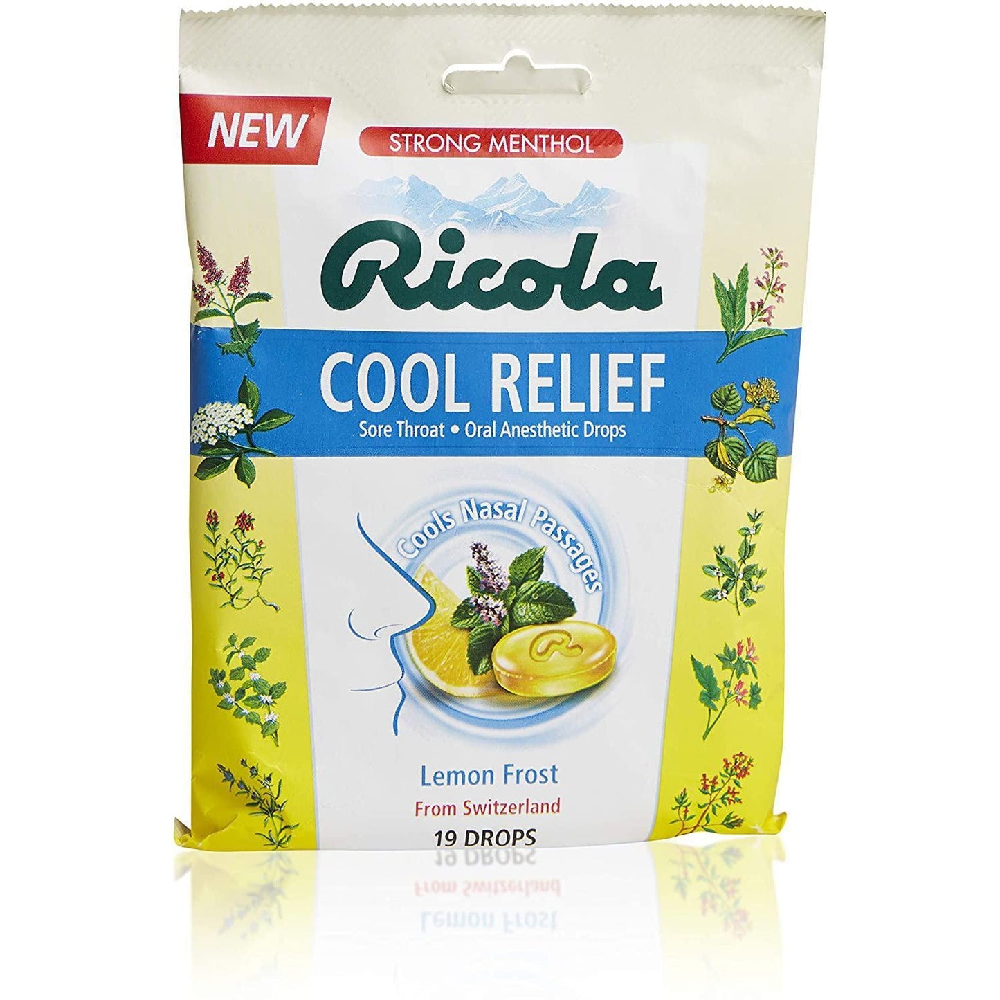 RICOLA BAG COOL RLF LEMON FROST LOZ 19CT