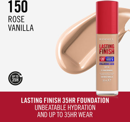 RIMMEL LONDON Rimmel Lasting Finish Liquid Foundation Rose Ivory 010