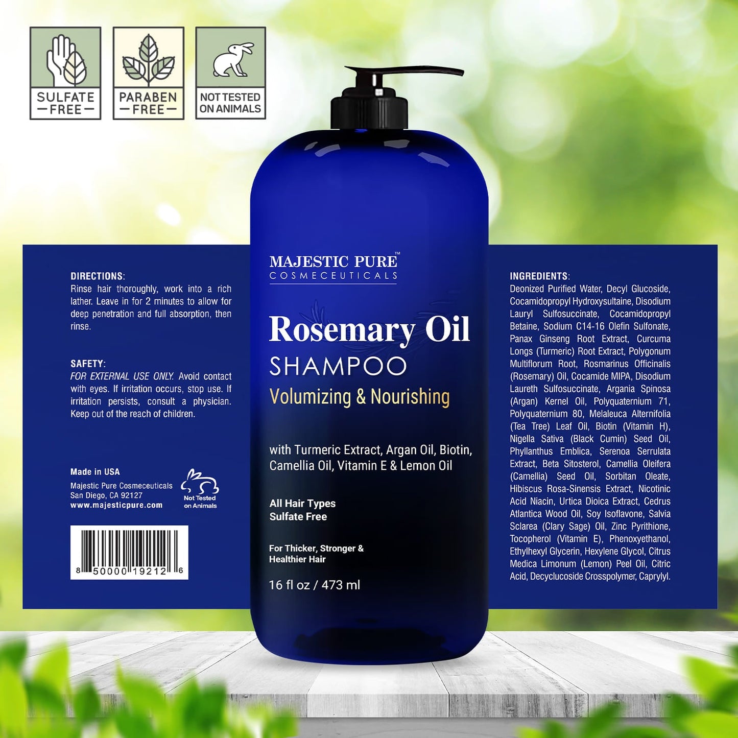 OKAY ROSEMARY SHAMPOO      12OZ