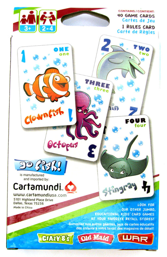 Cartamundi 2-In-1 Card Game - Go Fish and Memory
