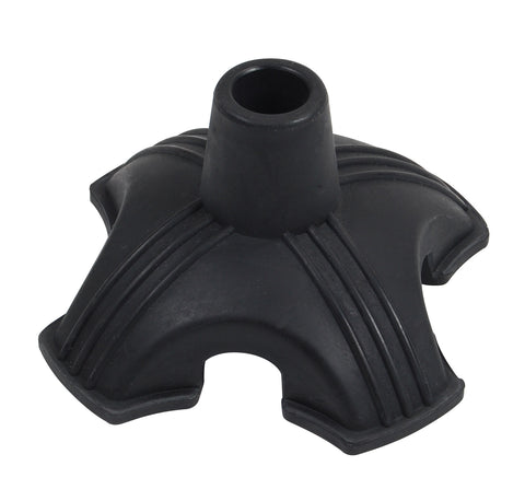 CANE TIP EQ 4 QUAD 5/8N GREY