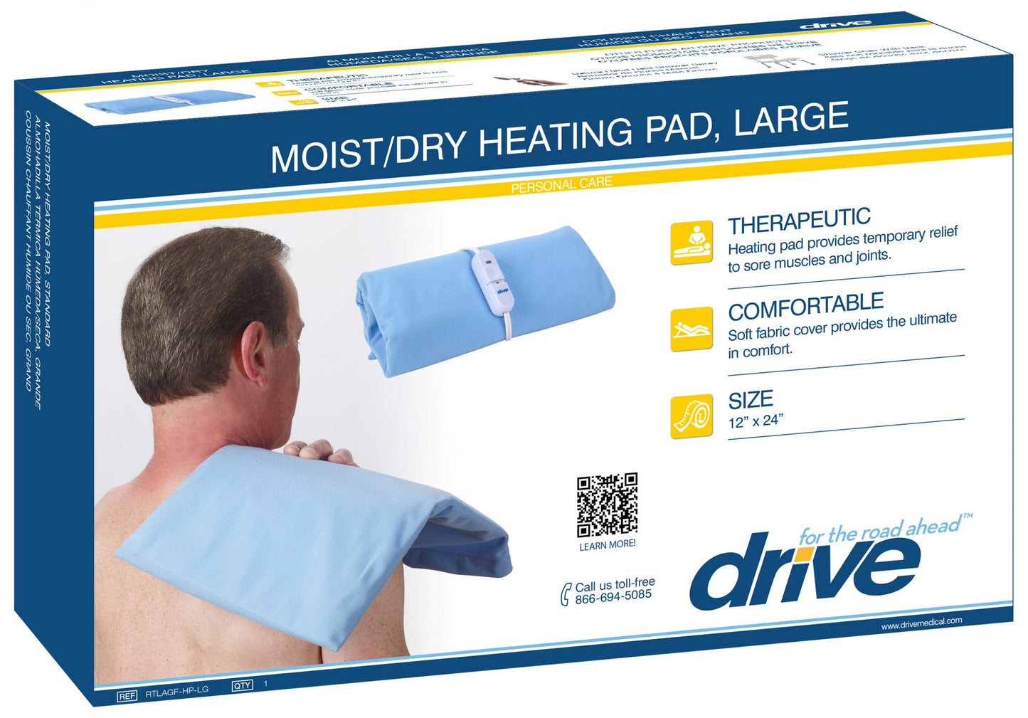 LDR HEATING PAD MST/DRY KG SZ