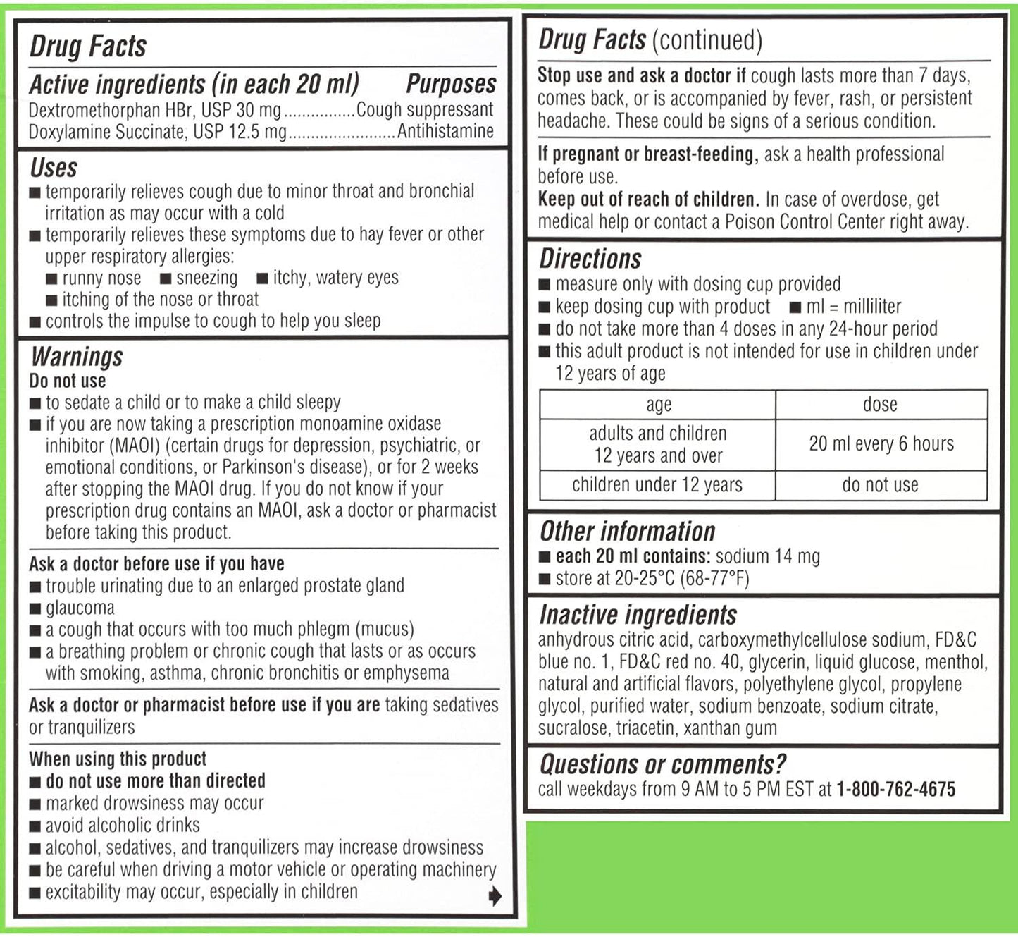 ROBITUSSIN ADULT NT CGH DM BRRY CHW 20CT