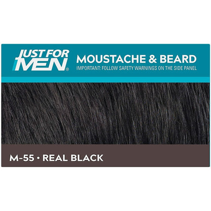 Just For Men Mustache & Beard #M-55 Real Black Color Gel