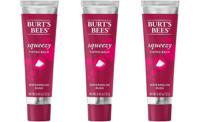 Burts Bees Tinted Lip Balm Squeezy Watermelon Rush (3in)