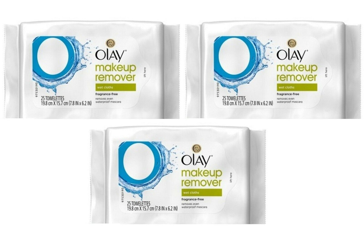 Olay Make-Up Remover Towelettes 25 Count Frag-Free