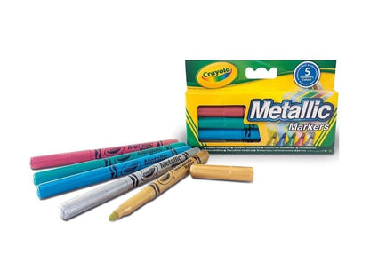 Crayola Metallic Markers, 8 count