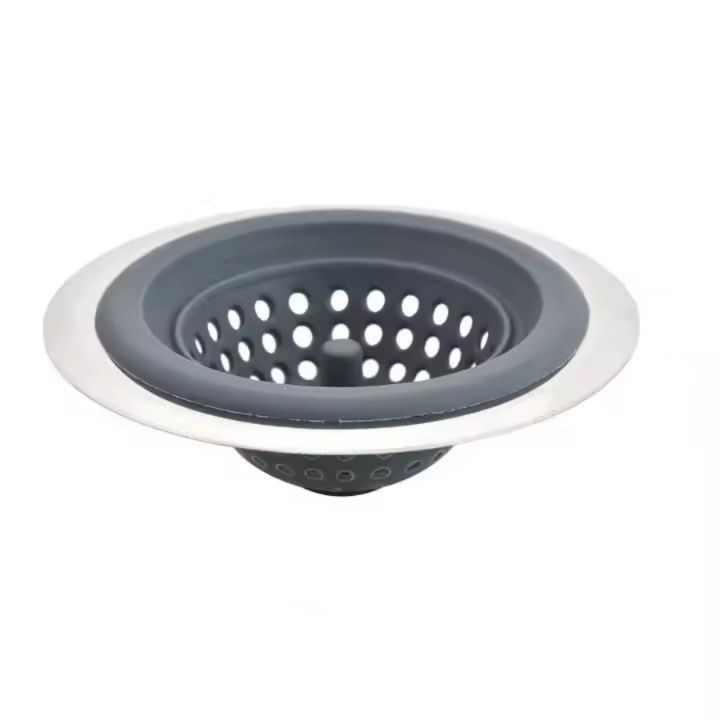 Home Basics Flexible Silicone Sink Strainer - Assorted Colors