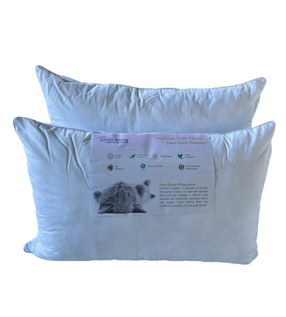 Swisspers Cotton Pillows Premium 100 Count Rectangular