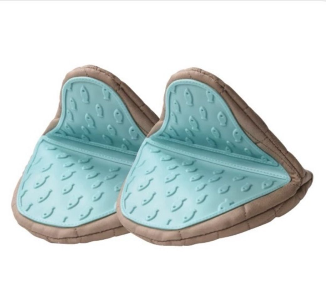 OVEN MITT- INK BLUE