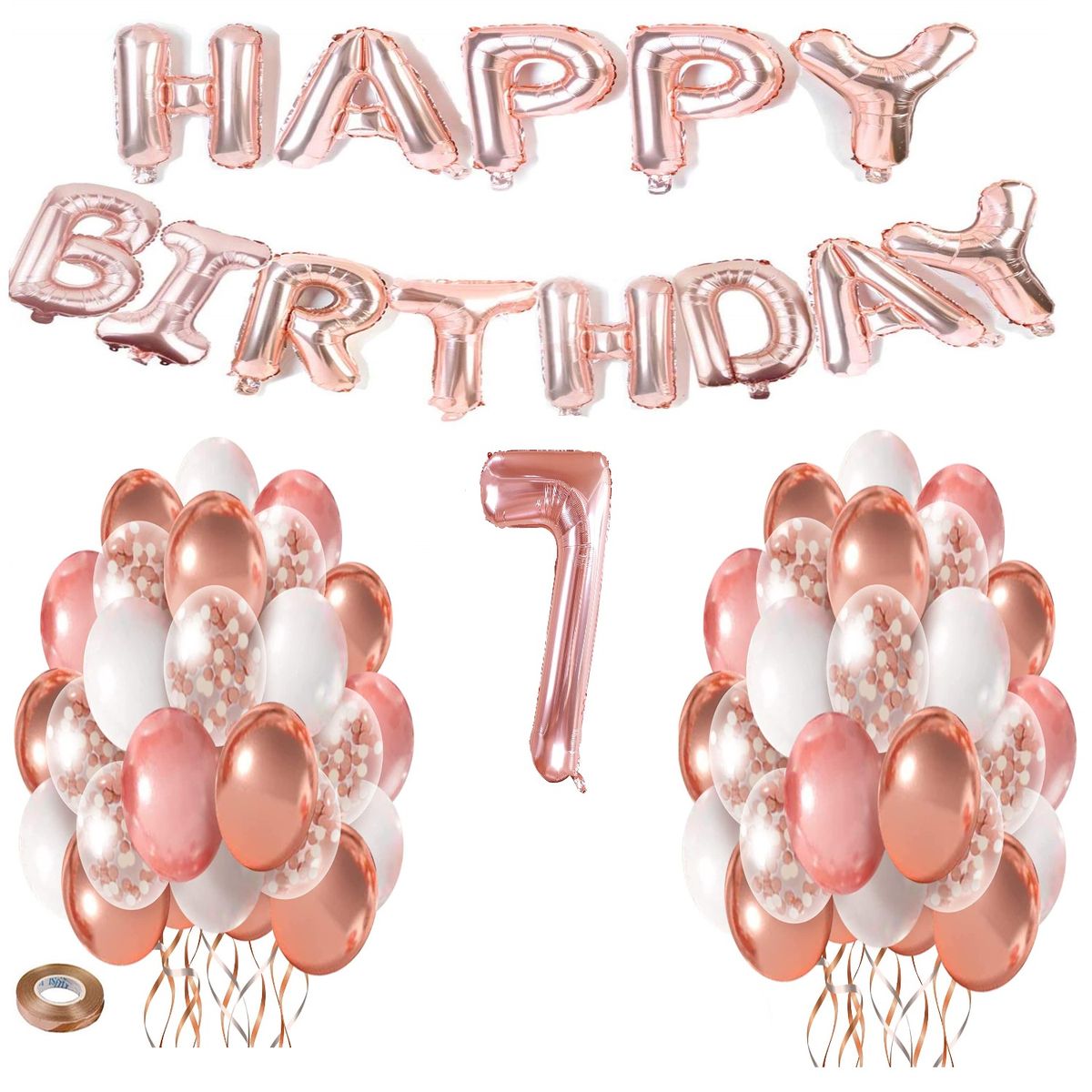 HAPPY BALLOON BDAY 7" PLATE