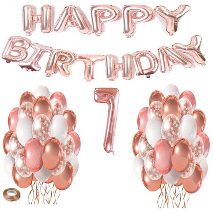 HAPPY BALLOON BDAY 7" PLATE