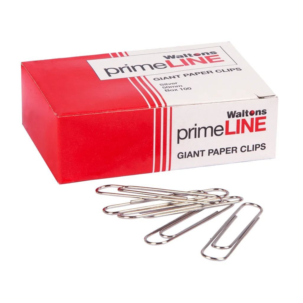 Ava Giant Paper Clips, 50 count