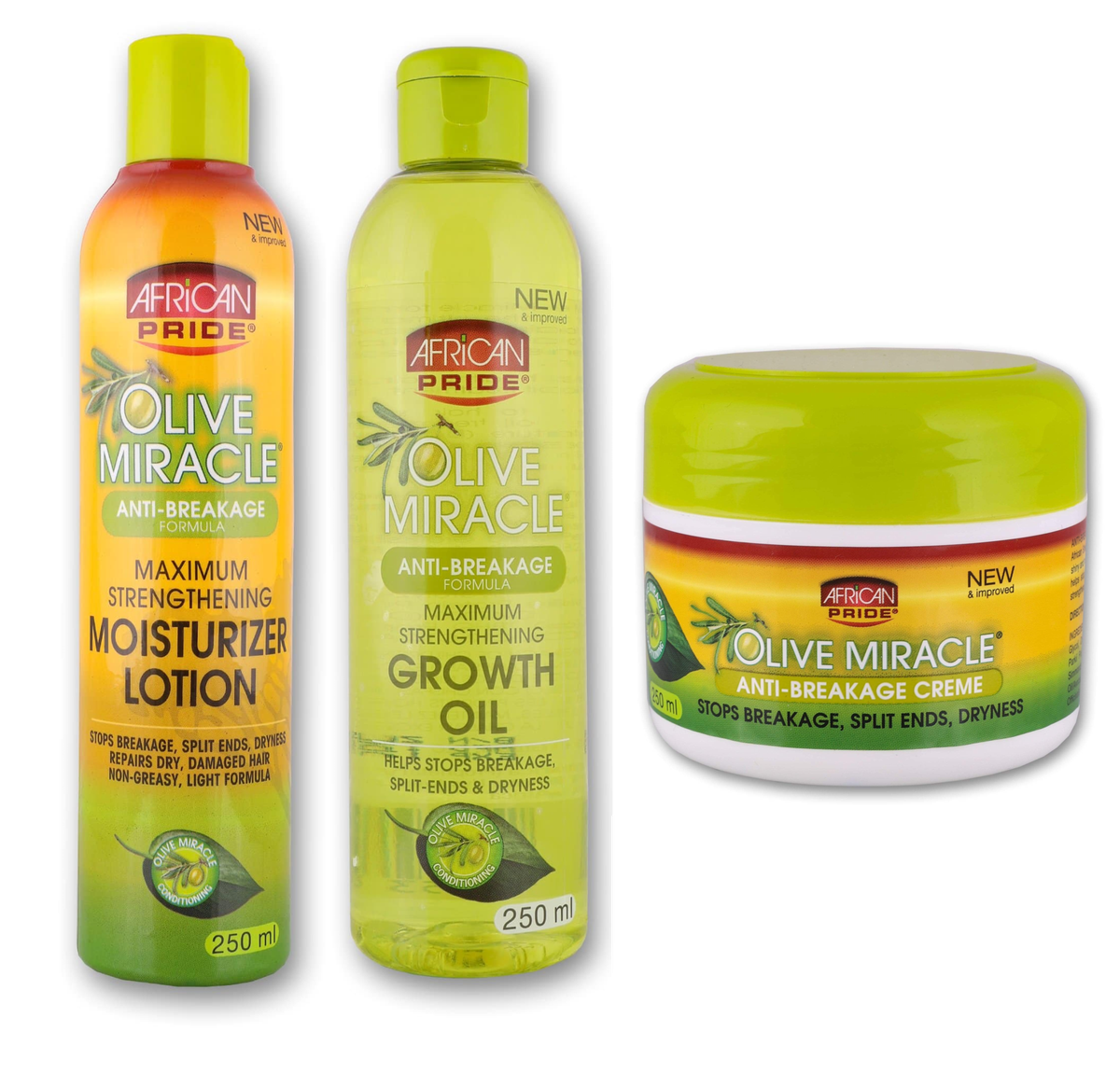 African Pride Olive Miracle Moisturizing Anti-Breakage Formula, 12 oz