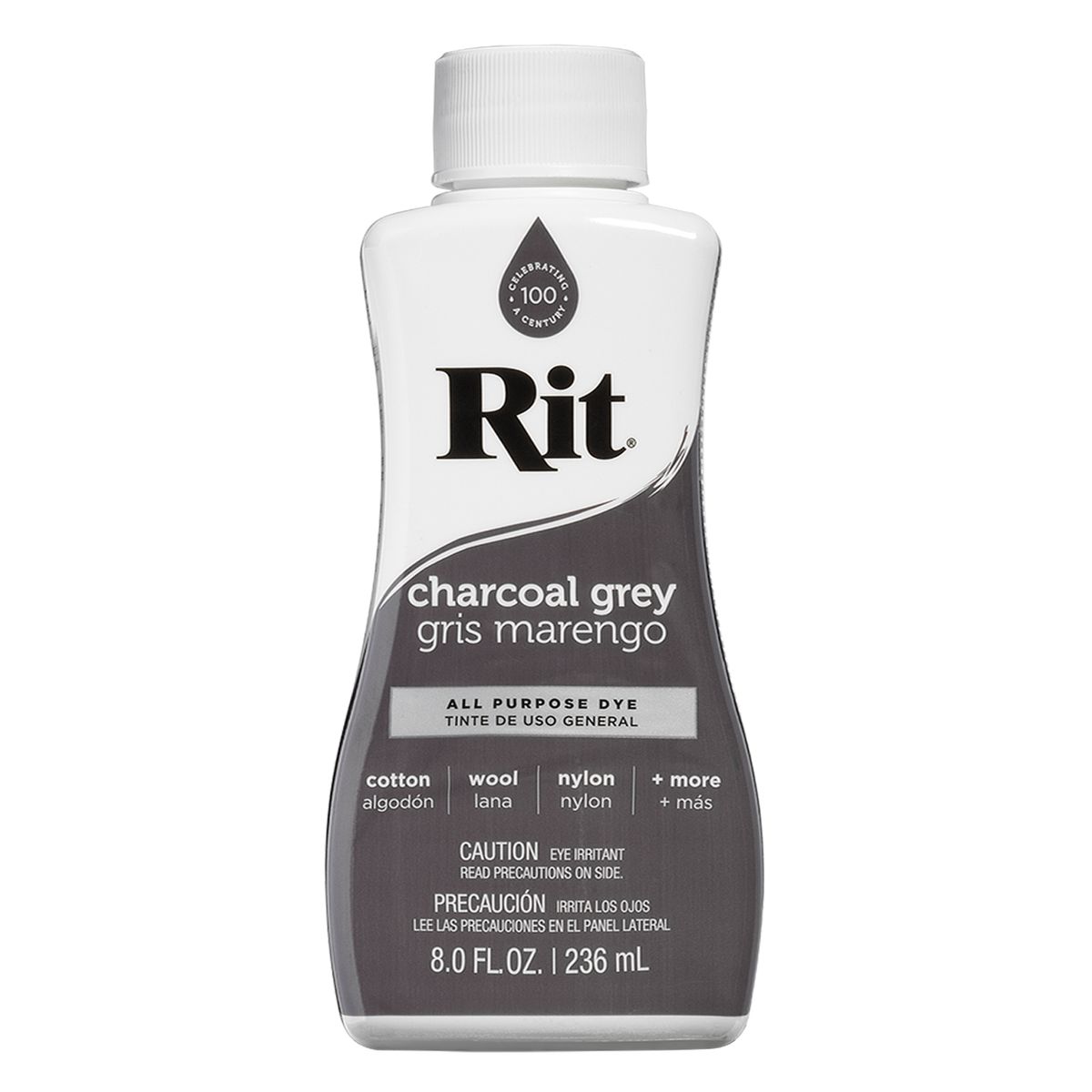 Rit Dye Liquid Charcoal Grey 8oz