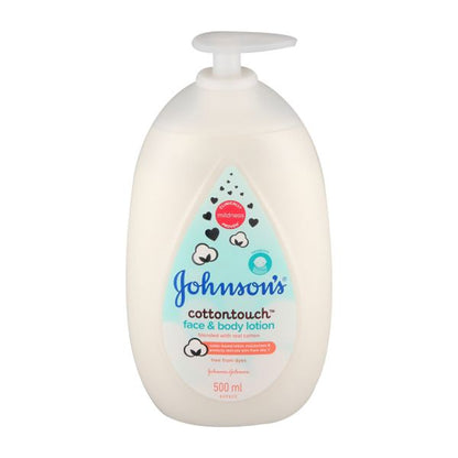 Johnsons Baby Cotton Touch Lotion Face & Body 13.6oz