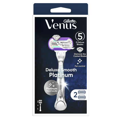 Gillette Venus Razor Deluxe Smooth Platinum + 1 Refill