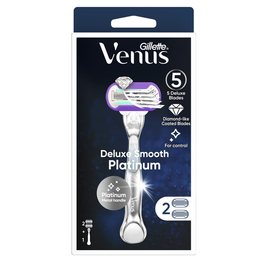 Gillette Venus Razor Deluxe Smooth Platinum + 1 Refill
