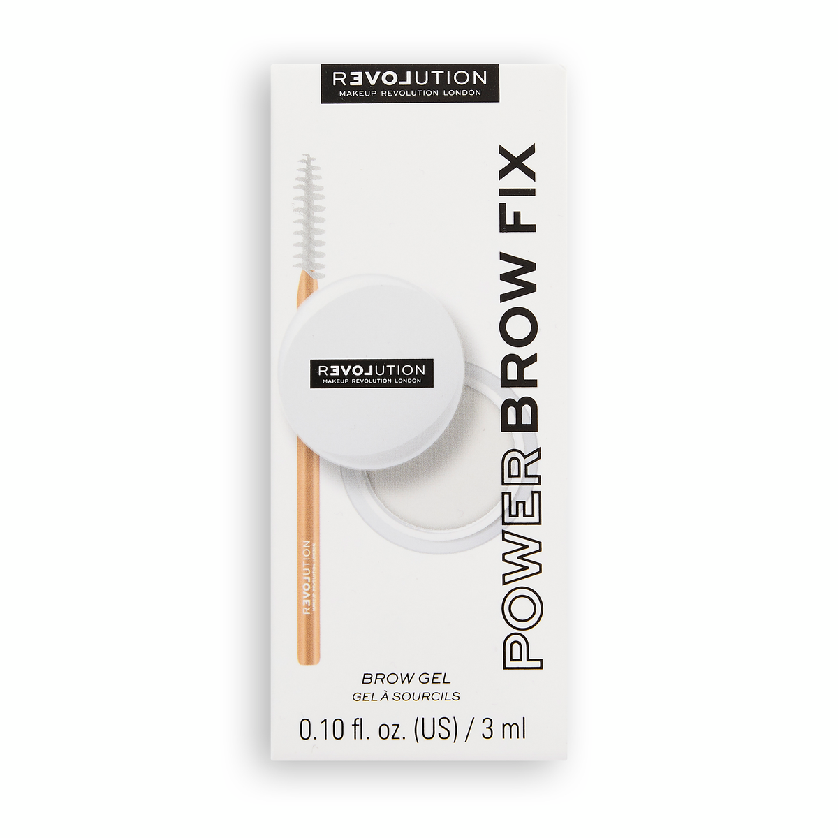 REVOLUTION Brow Fixer - Clear, 0.2 oz