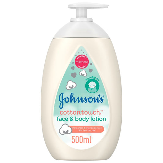 Johnsons Baby Cotton Touch Lotion Face & Body 13.6oz