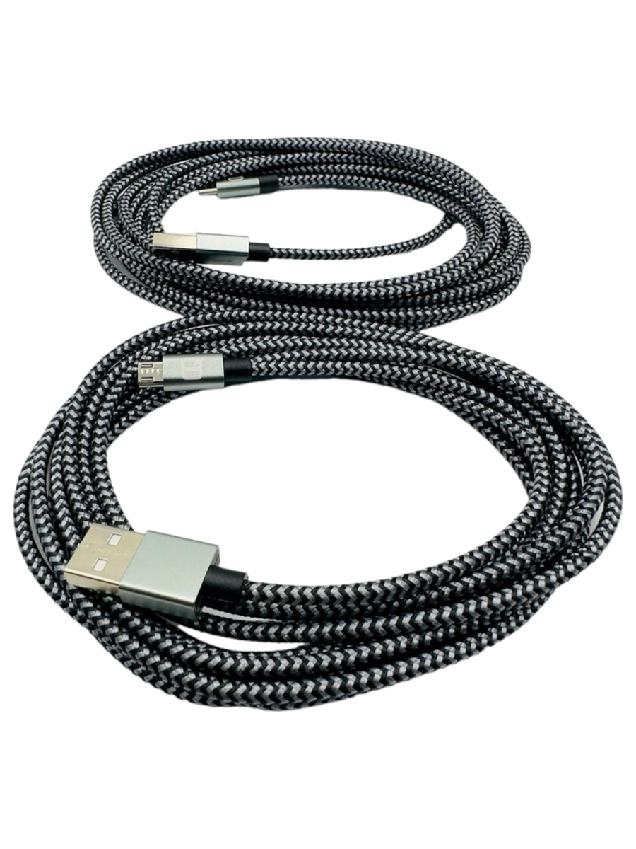 Brooklyn Audio Certified Micro-USB 3 Foot Charging Cable - Black