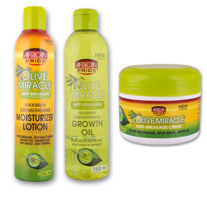 African Pride Olive Miracle Braid Spray Anti-Breakage 12oz
