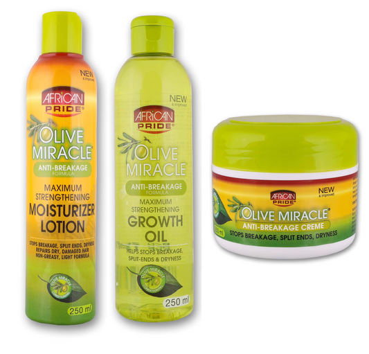 African Pride Olive Miracle Braid Spray Anti-Breakage 12oz