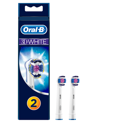 Oral-B 3D White Replacement Brush Heads 2 Count