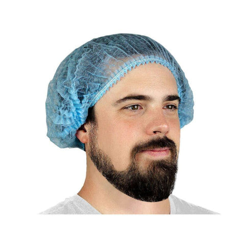 BOUFFANT CAP 24 INCH PP BLUE 1000CT DS